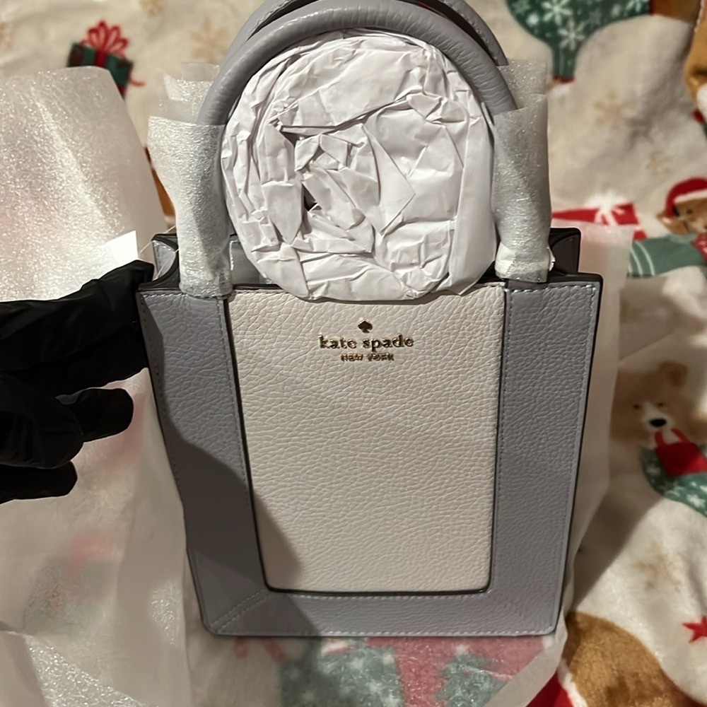 Kate Spade - Lena Colorblock Mini Tote - Mountain Grey Multi